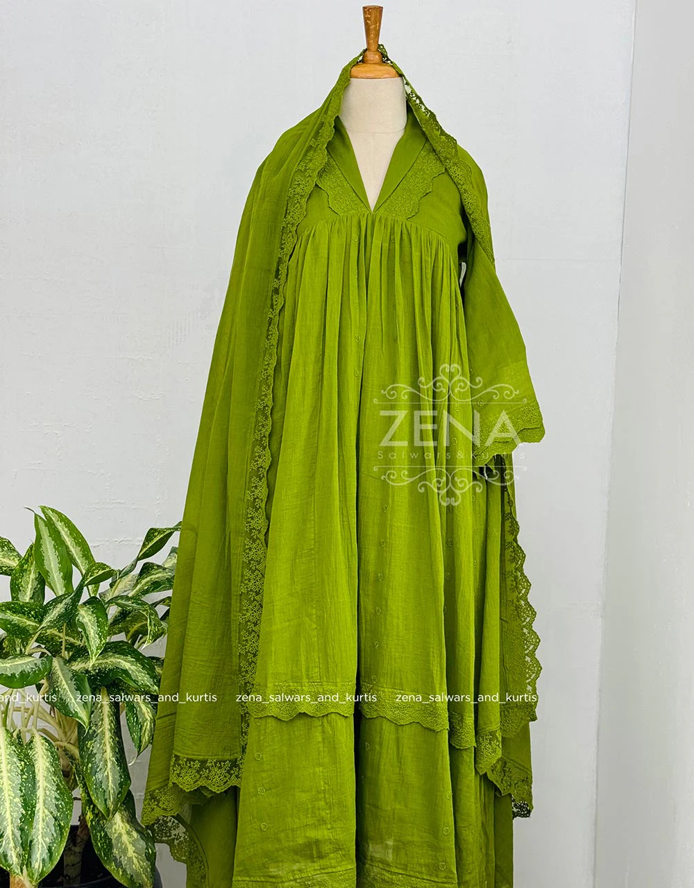 Signature Anarkali – Premium Pure Mul Cotton - Image 2