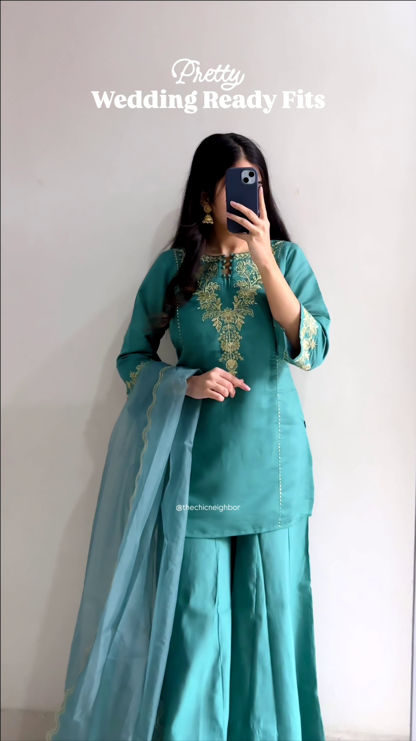 Women’s Green Viscose Chanderi Embroidered Ethnic Straight Kurta Set with Dupatta