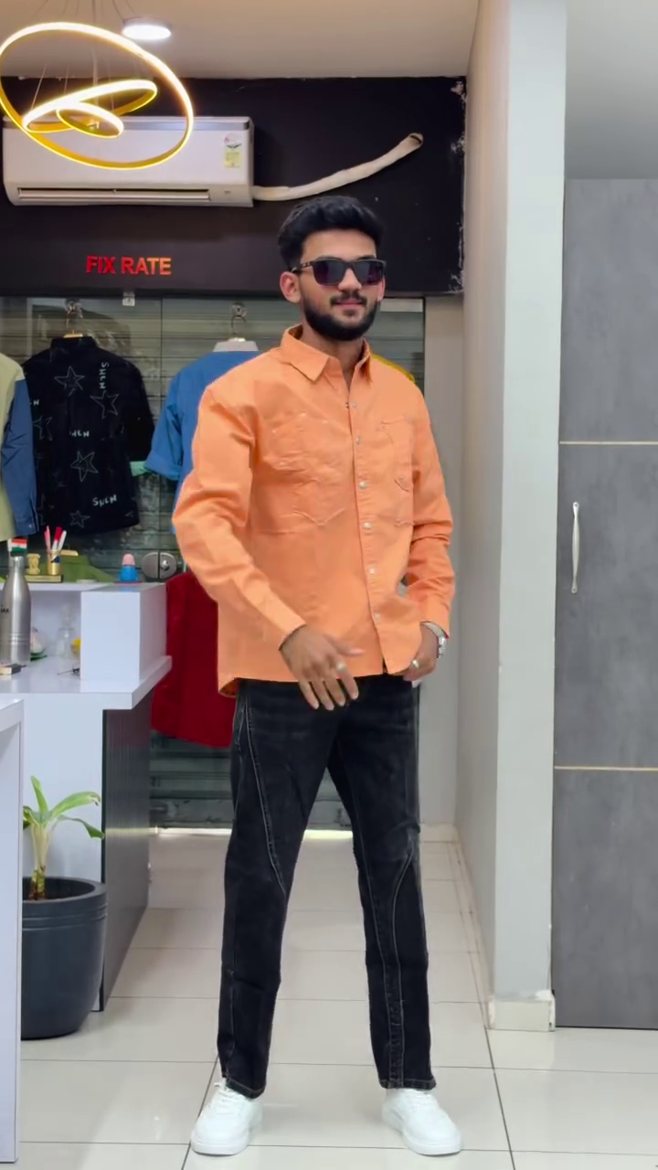 Men's Embroidered Casual Shirt with Trouser Set - Image 2