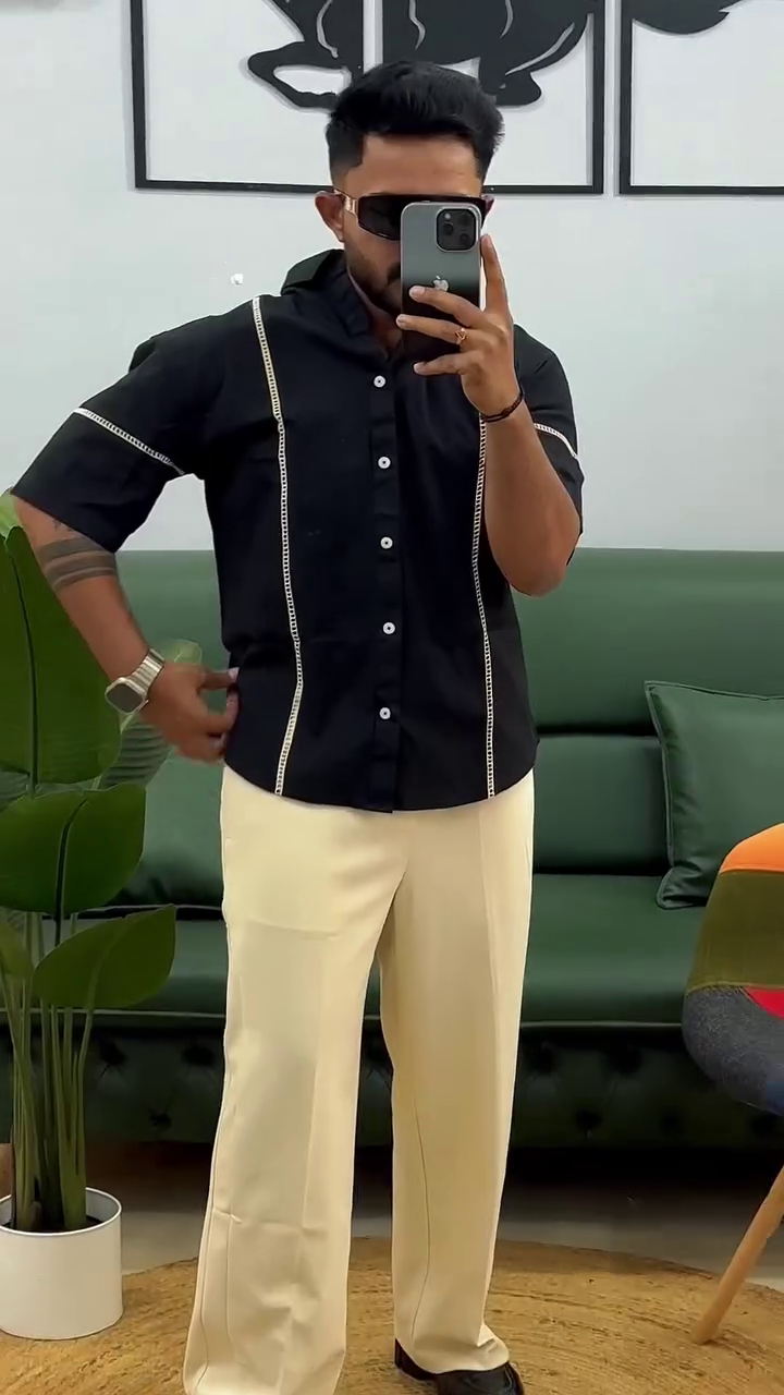 Men's Contrast Stitch Resort Shirt - Image 5
