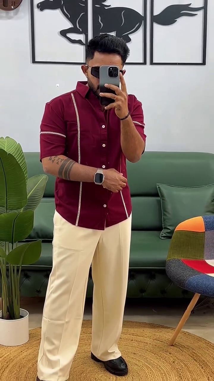 Men's Contrast Stitch Resort Shirt - Image 3