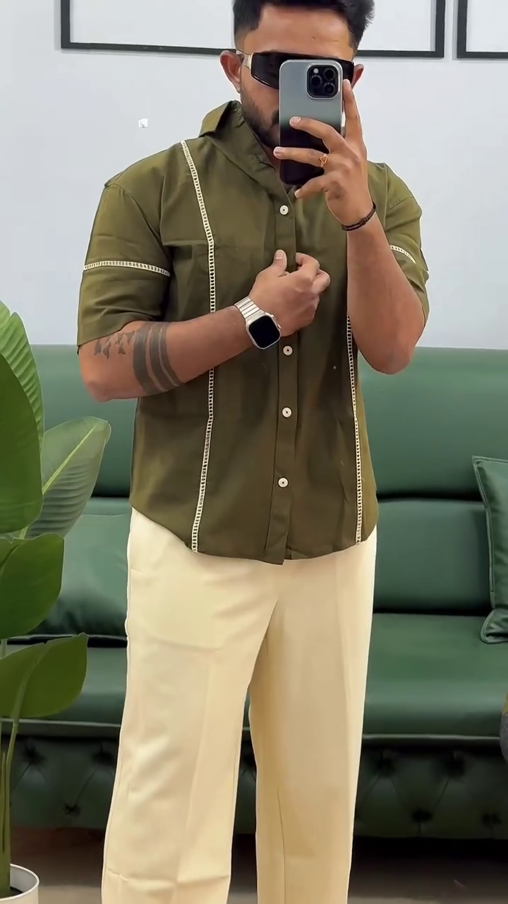 Men's Contrast Stitch Resort Shirt - Image 2