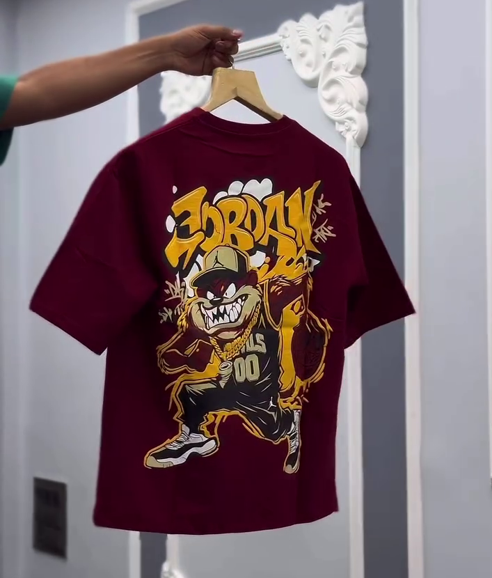 Men's Graphic Oversized T-Shirt (Front & Back) - Image 6