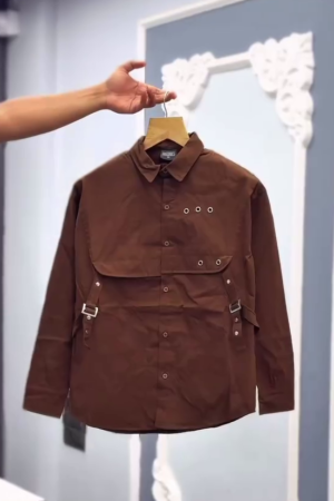 Men's Utility Buckle Overshirt