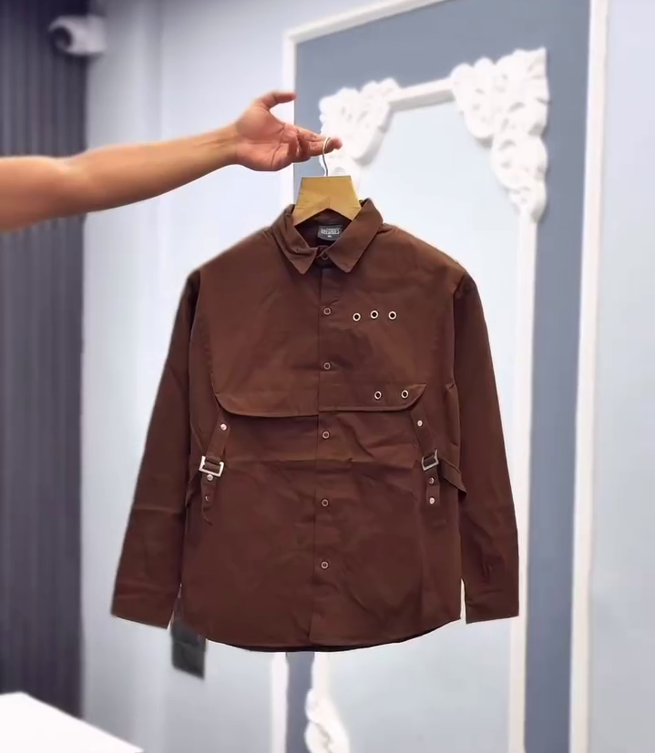 Men's Utility Buckle Overshirt