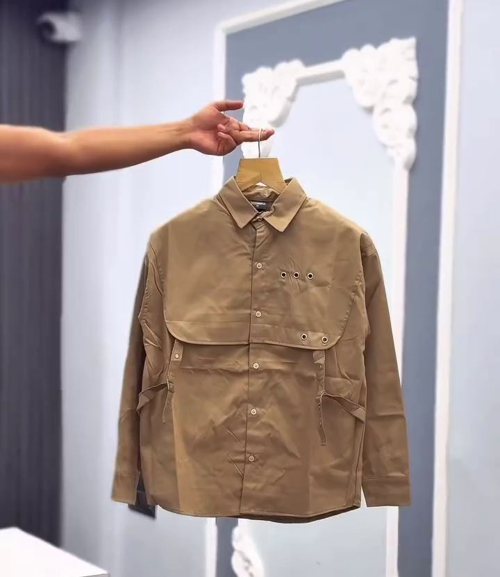 Men's Utility Buckle Overshirt - Image 6